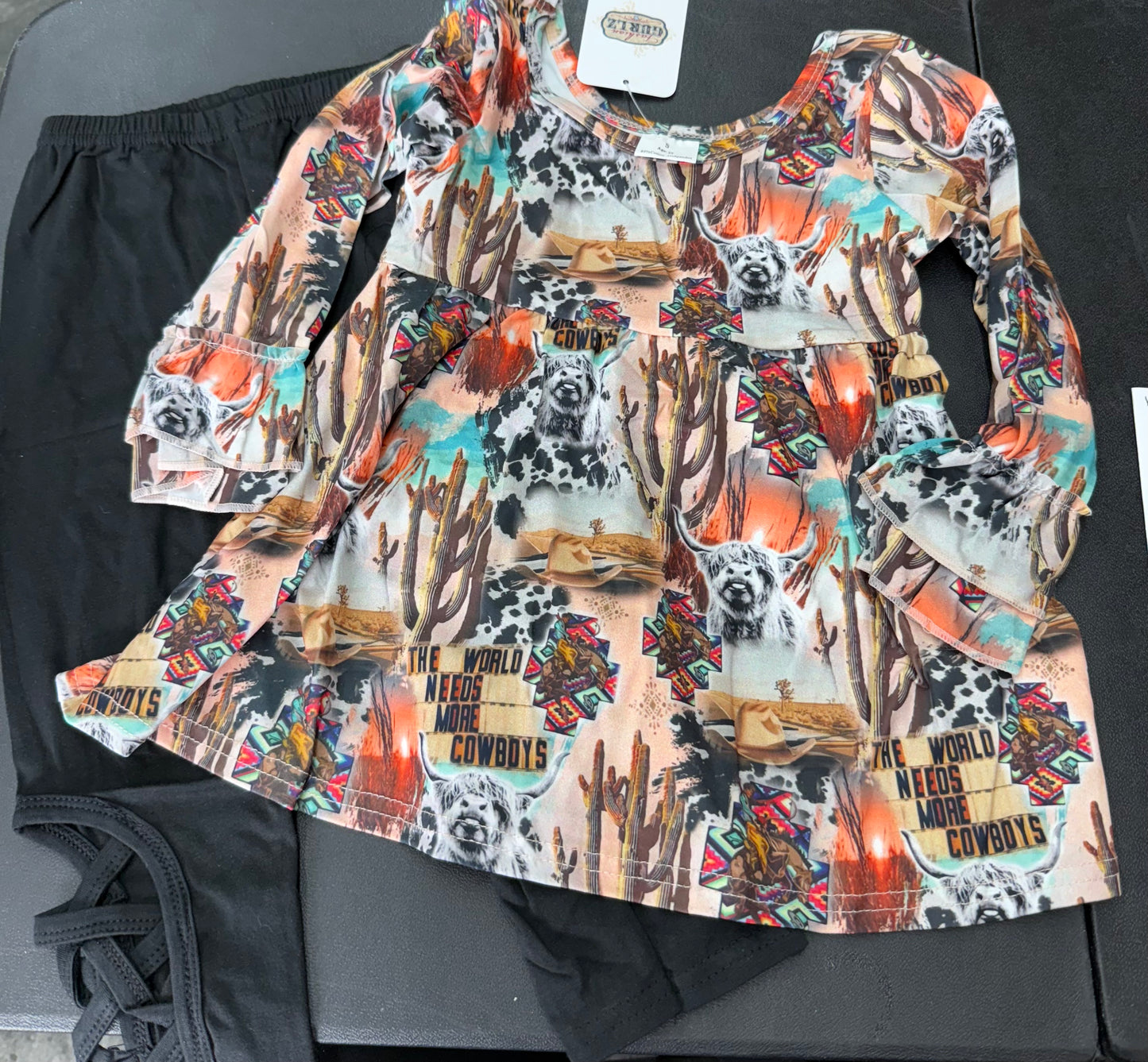 Western Print Outfit