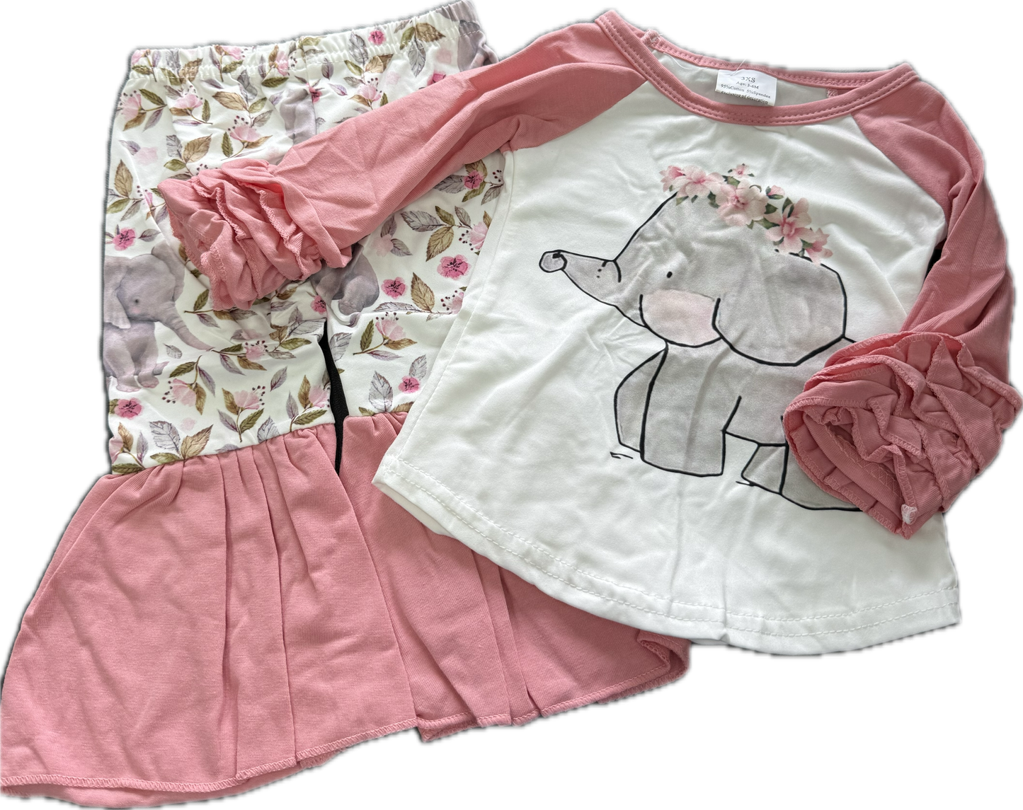 Gurlz Pink Elephant Outfit