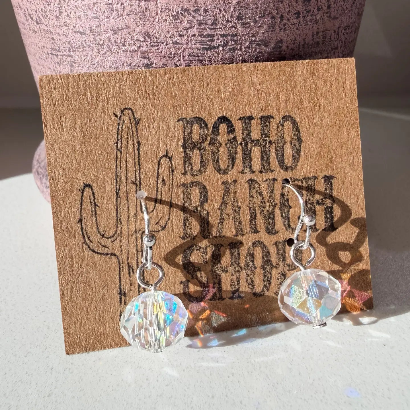 Western Bead Dangle Earrings