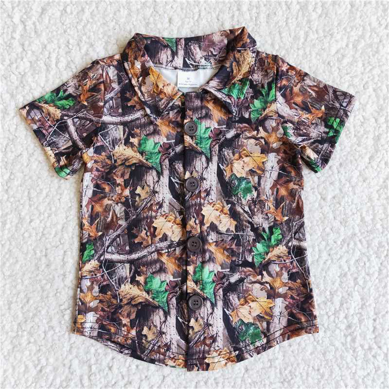 Boys Camo Top