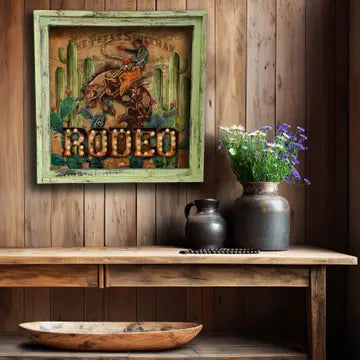 Rodeo Lighted Artwork