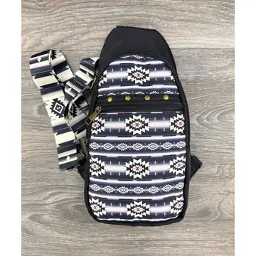 Aztec Print Crossbody Purse