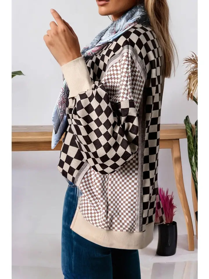 Checkered Sweatshirt