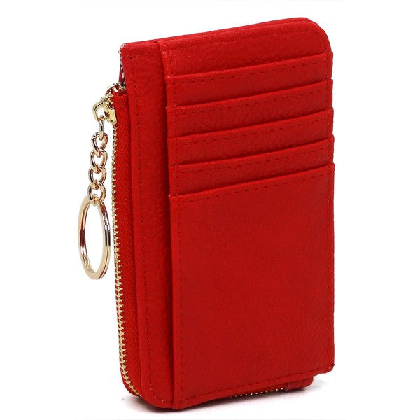 Fashion Card Holder Keychain Wallet