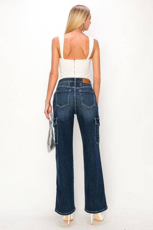 High Rise Wide Jeans