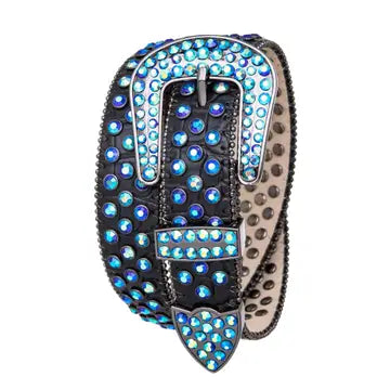 Kids Crystal Leather Belt