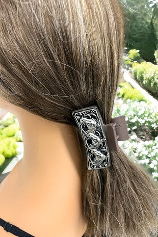 Western Horse Hair Claw Clip