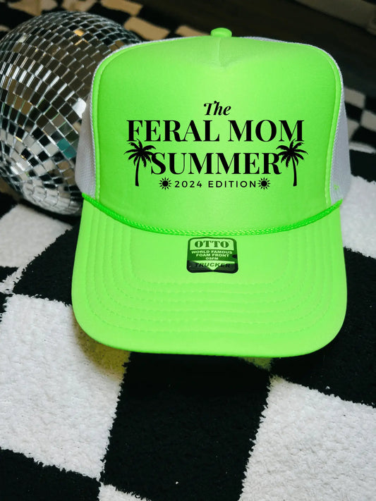 Feral Moms Summer Trucker Hat