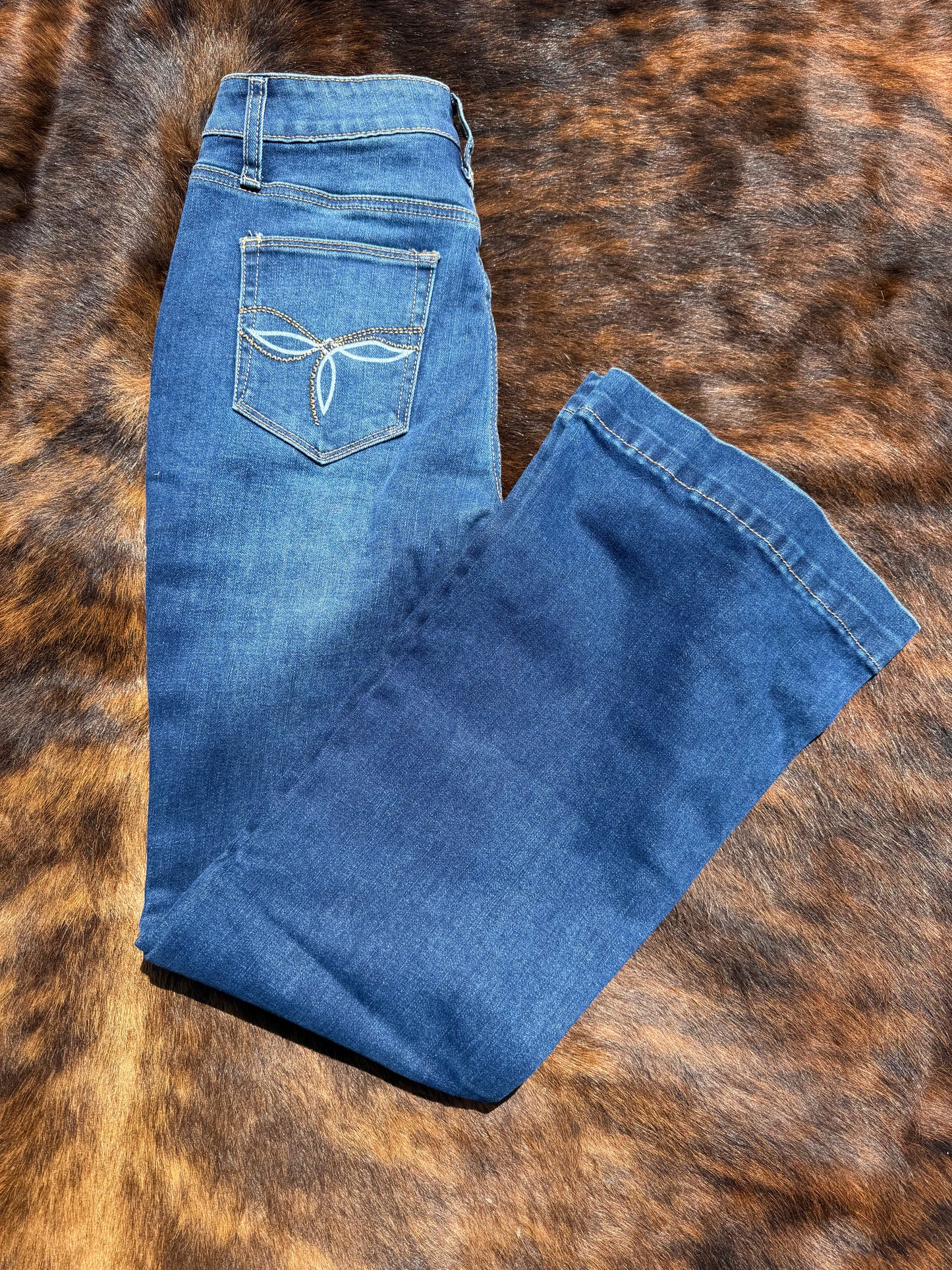 Boot Stitch Pocket Bootcut Jeans