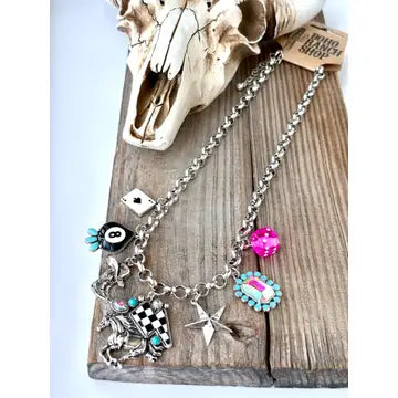 Western Chunky Charm Necklace