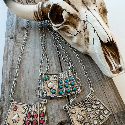 Card Pendant Necklace