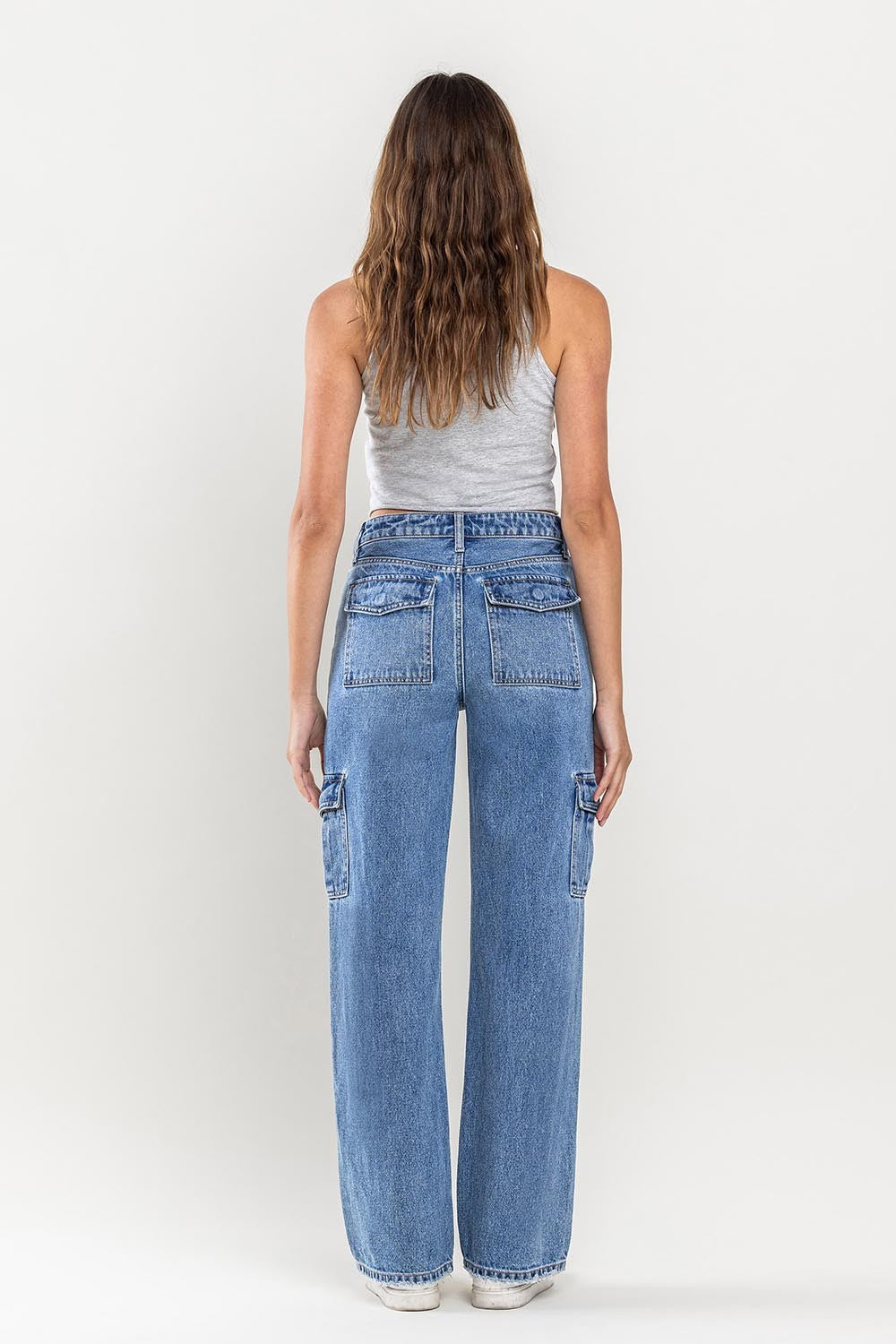 High Rise Wide Leg Cargo Jeans – Fashion Gurlz