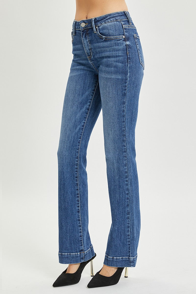 Risen Mid Rise Bootcut Trouser Jeans