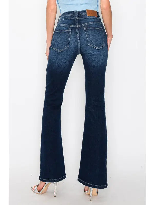 Tummy Control High Rise Bootcut Jeans