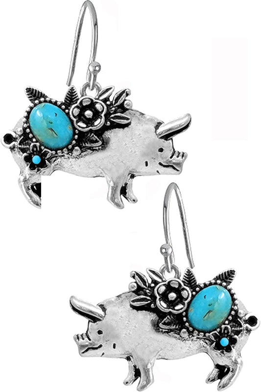 Pig Earrings