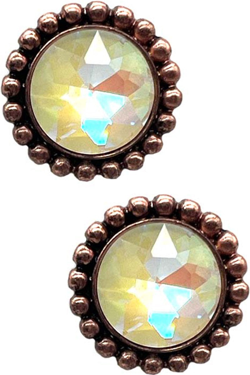 Concho Stud Earrings