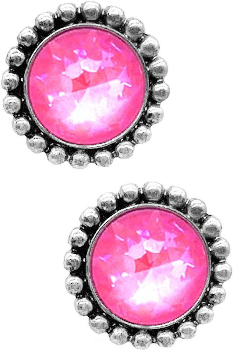 Concho Stud Earrings