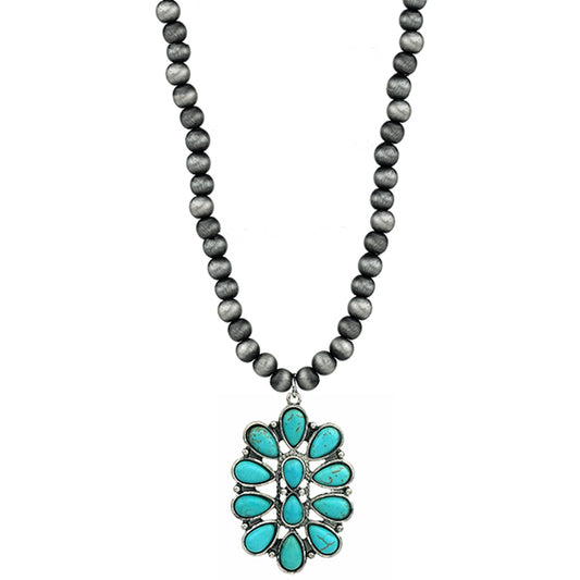 Turquoise Pendant Necklace