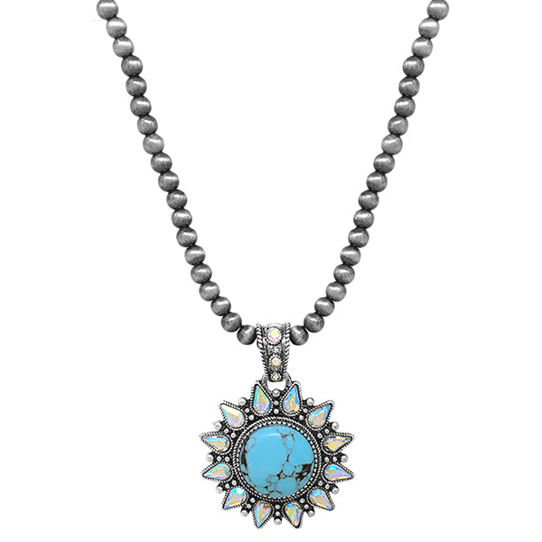 Turquoise Pendant Necklace