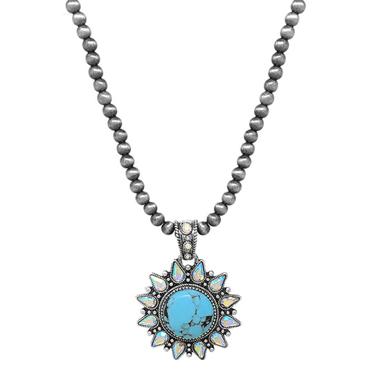 Turquoise Pendant Necklace