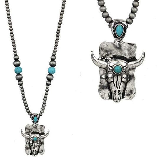 Longhorn Pendant Necklace