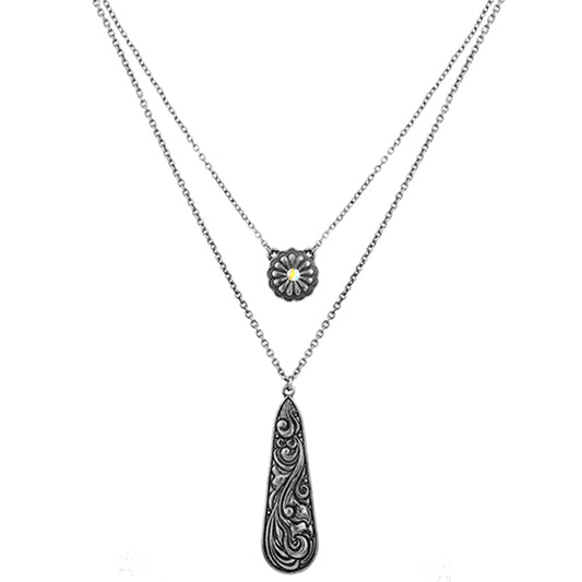 Teardrop Pendant Necklace