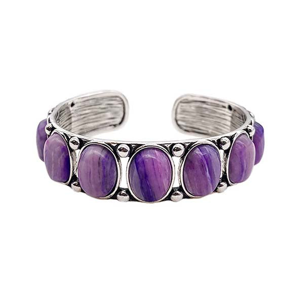 Purple Stone Bracelet