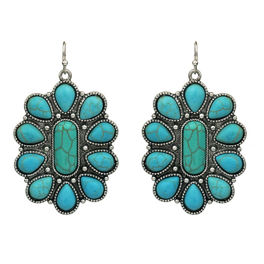 Concho Turquoise Earrings