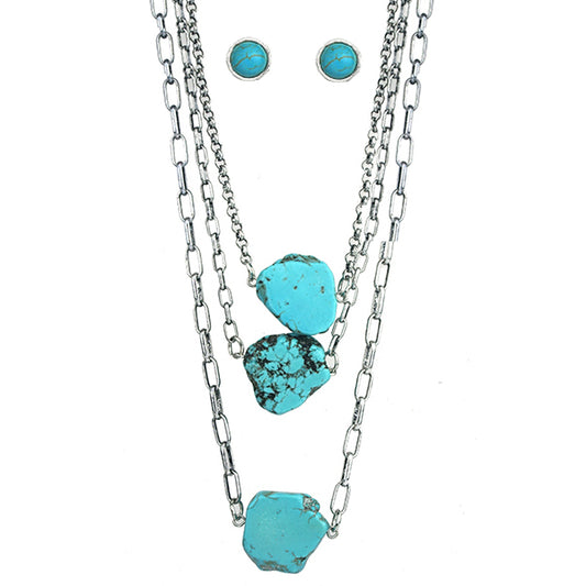 Layered Turquoise Necklace