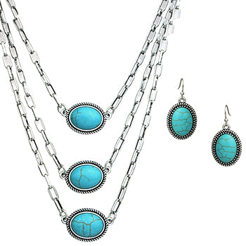 Layered Turquoise Necklace