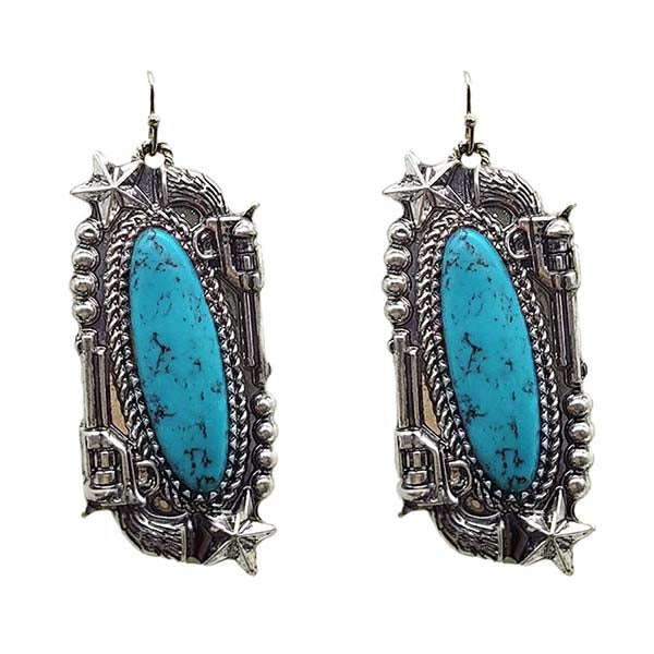 Western Turquoise Earrings