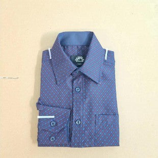 Boy's Blue Button Down Shirt