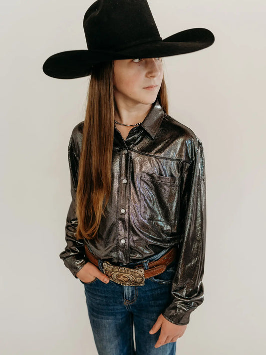 Youth Del Rae Pearl Snap