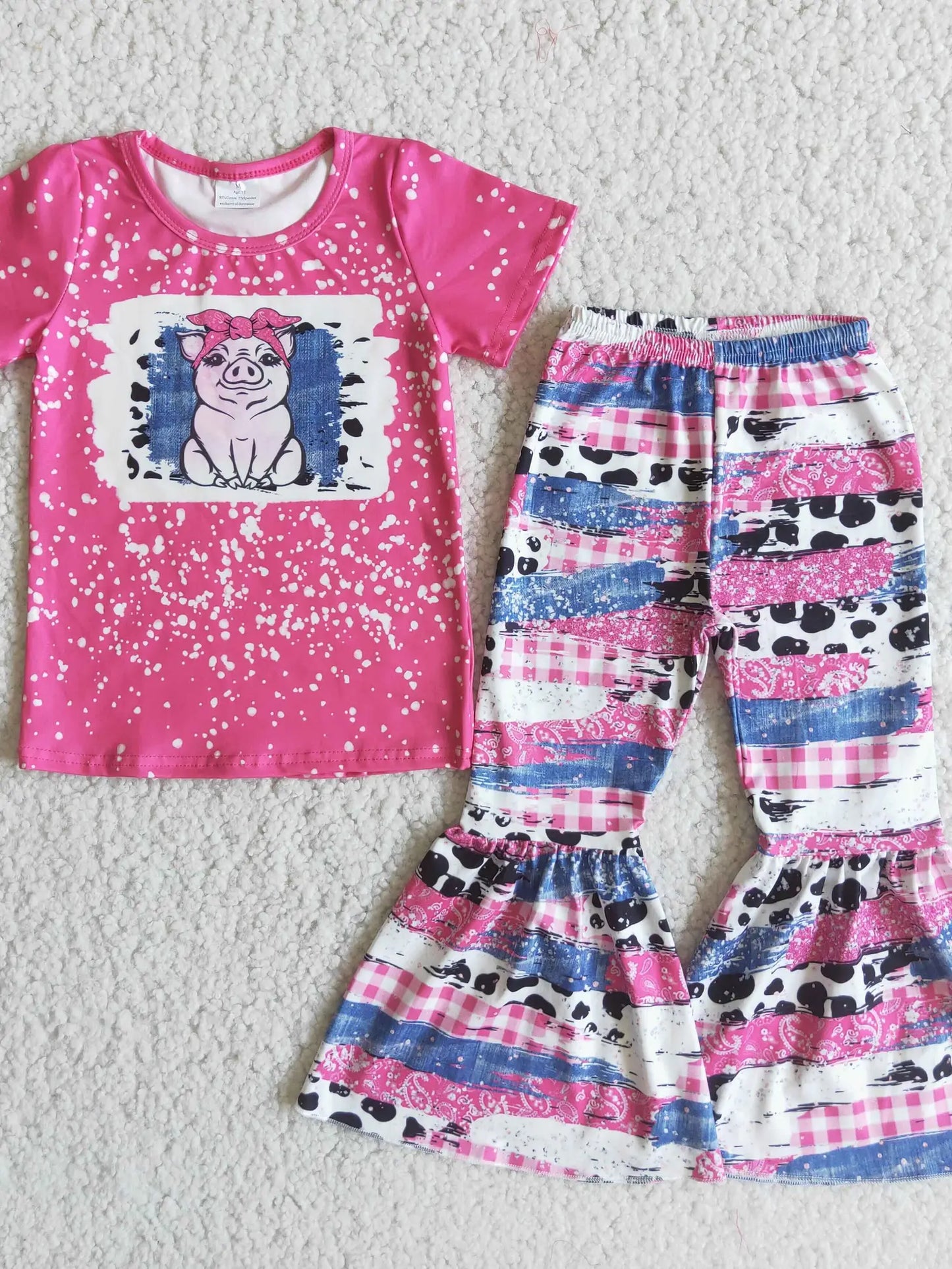 Kids Pink Pig Outfit