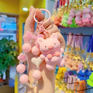 Animal Bead Keychain