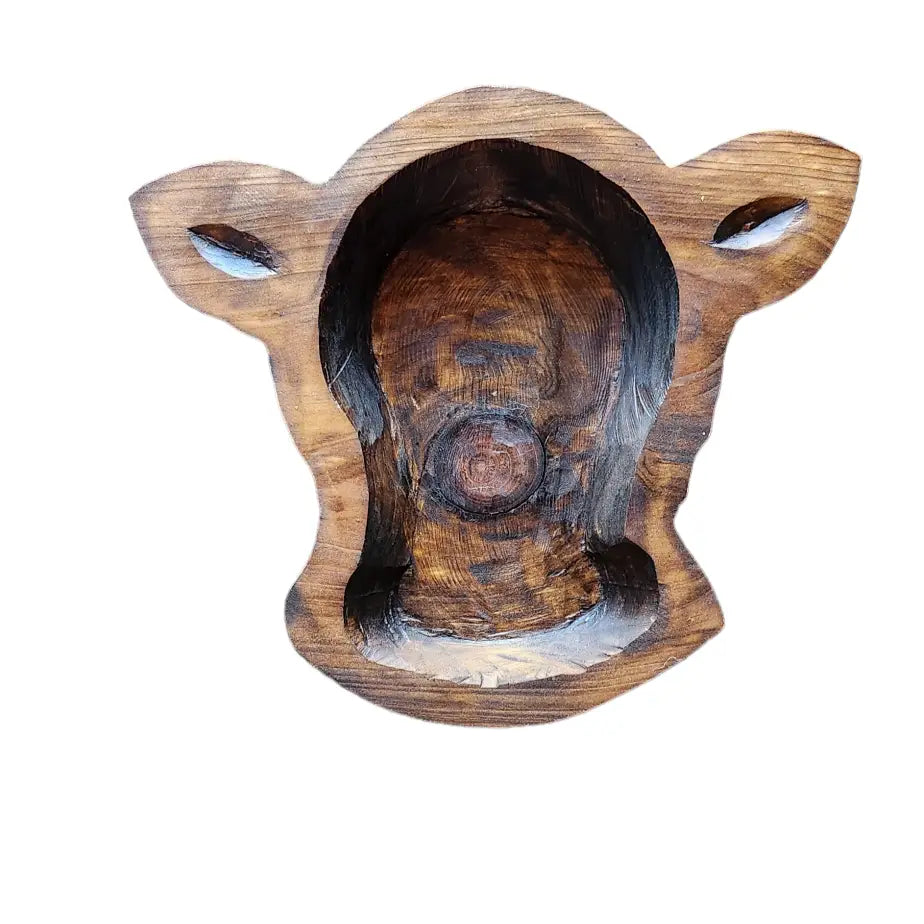 Wooden Decorative Cow