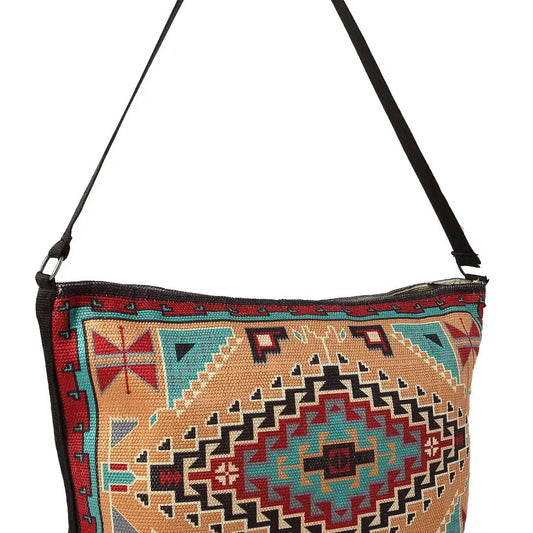 Geometric Printed Purse