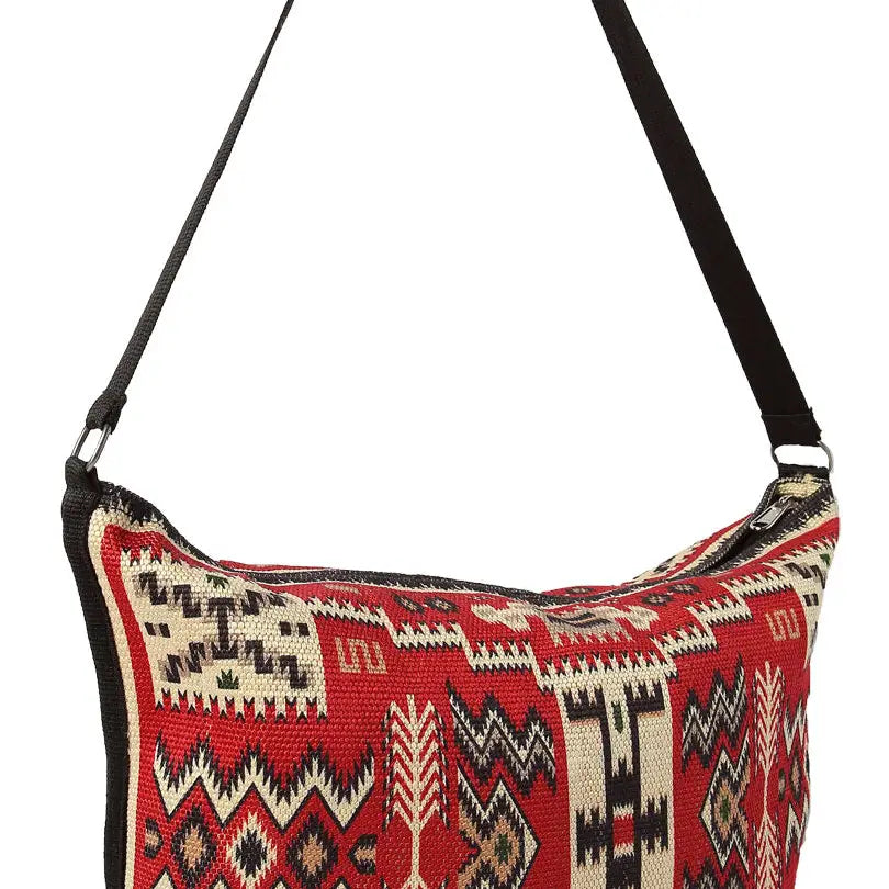 Geometric Print Purse