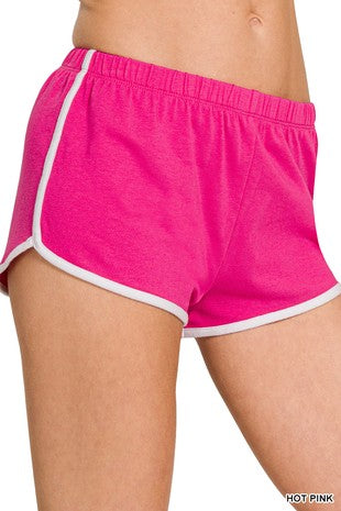 Elastic Waistband Shorts