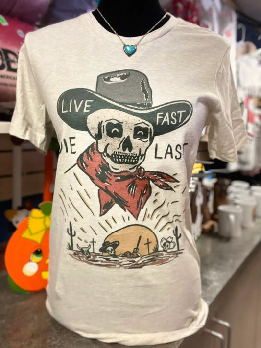 Live Fast Die Last T-shirt
