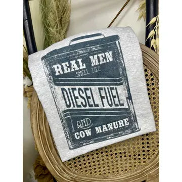 Real Men Smell Like Diesel Fuel Tee