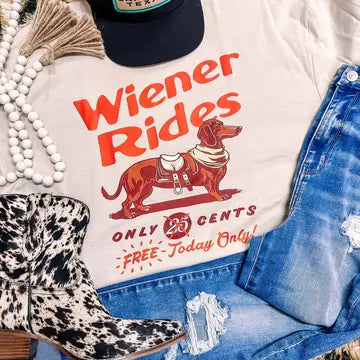 Wiener Rides Tee