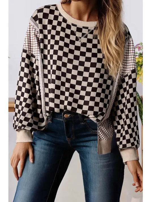 Checkered Sweatshirt