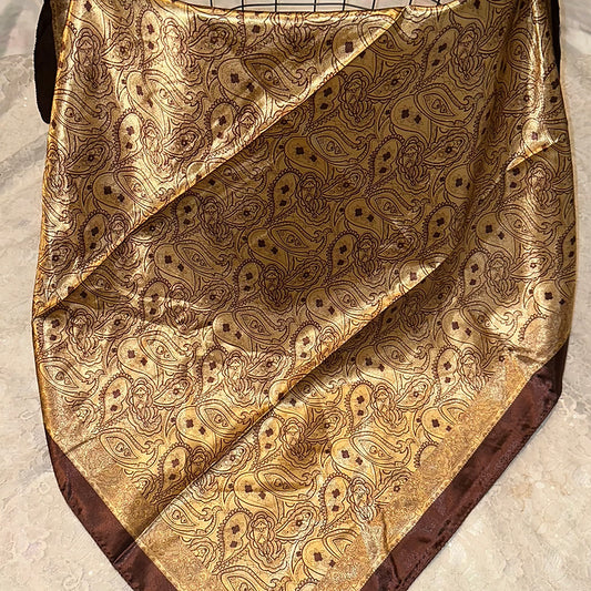 Brown and Gold Wild Rag