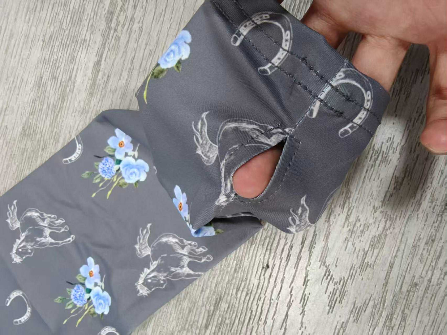 Adult Giddy Up in Grey 1/4 Zip