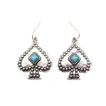 Spade Dangle Earrings