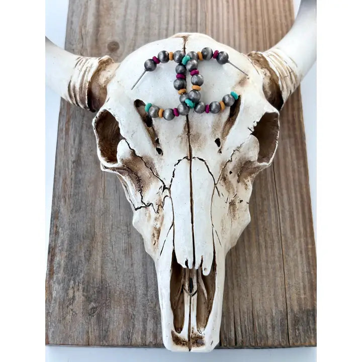 Navajo Pearl Hoop Earrings