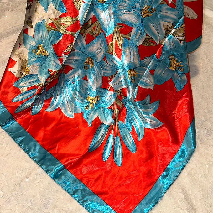 Red and Blue Wild Rag