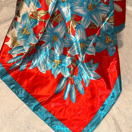 Red and Blue Wild Rag